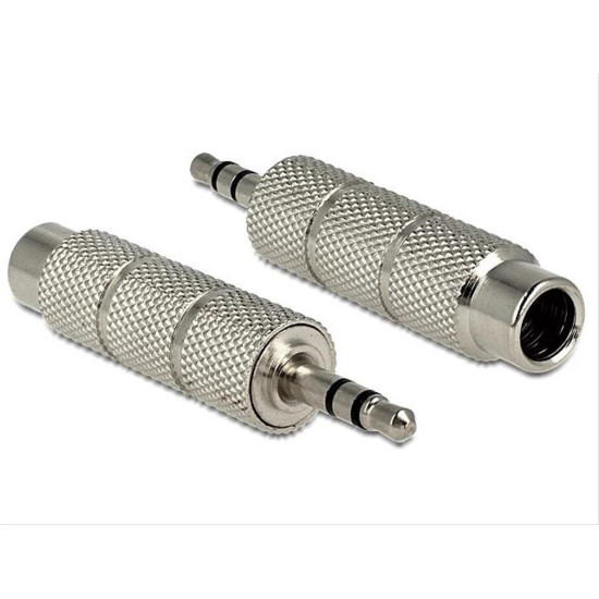 DELOCK Αντάπτορας από 3.5mm σε 6.3mm, Metal, Silver
