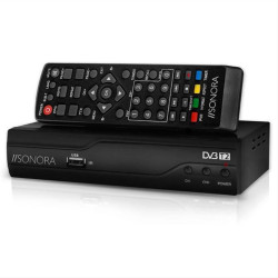 SONORA DVB T2-001 Επίγειος ψηφιακός δέκτης MPEG-4 υψηλής ευκρίνειας (FHD)