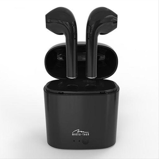 Media-Tech Wireless headphones R-PHONES TWS Bluetooth with powerbox black MT3589K