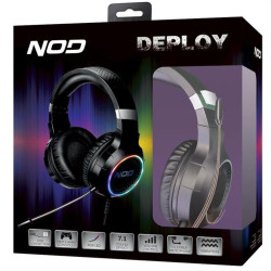 NOD DEPLOY USB Gaming Headset με RGB LED φωτισμό, δόνηση και χειριστήριο NOD DEPLOY USB Gaming Headset με RGB LED φωτισμό, δόνηση και χειριστήριο