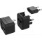 HOCO travel charger universal convertel (EU/US/UK/AU) AC1 black