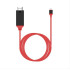 Καλώδιο Earldom ET-WS8, Type C MHL - HDMI, 2.0m, Κόκκινο - 14930