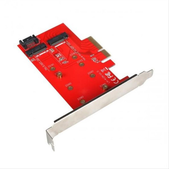 i-tec Adapter PCI-E SAT A 2x M.2 Card PCI-E/SAT PCE2M2