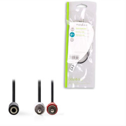 Nedis Καλώδιο 2x RCA αρσ - 1x 3,5mm θηλ CAGP22255BK02