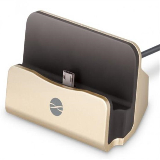 MicroUSB DS-01 gold docking station