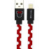 Cable work with Apple Lightning licence Minnie Dots 1,2m red DUSMIN005