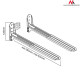 Maclean Microwave oven bracket MC-776 B για φούρνο μικροκυμάτων φουρνάκι