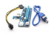 Qoltec 55501 Riser PCI-E 1x-16x USB 3.0 SATA / PCI-E 6pin