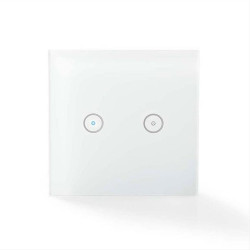 WiFi Smart Light Switch Dual NEDIS WIFIWS20WT