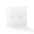 WiFi Smart Light Switch Dual NEDIS WIFIWS20WT