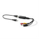 Μετατροπέας RCA/S-Video σε USB 2.0 (βίντεο grabber) NEDIS VGRRU100BK Μετατροπέας RCA/S-Video σε USB 2.0 (βίντεο grabber) NEDIS VGRRU100BK
