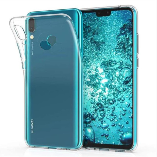 Ultra Slim 0,5 mm TPU case for Huawei Y9 2019 transparent GSM039550