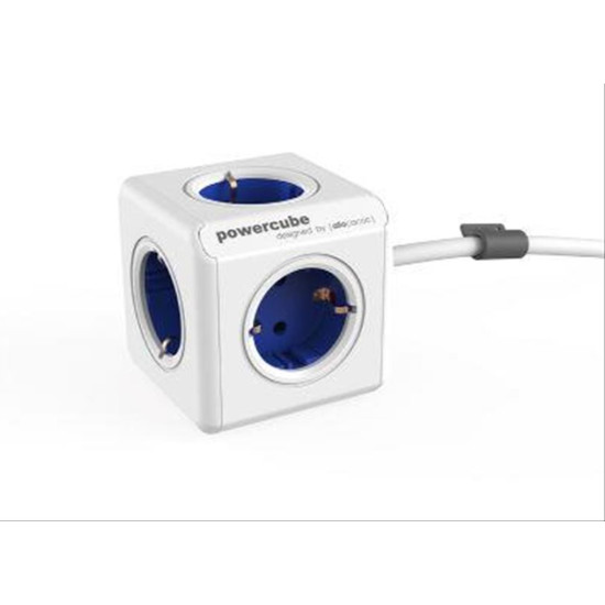 ALLOCACOC PowerCube Extended - Πολύμπριζο - Μπλε