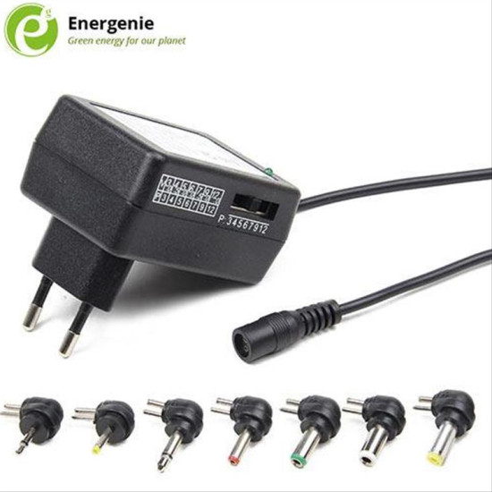 Energenie Universal Power Supply 24W 3-12V Energenie Universal Power Supply 24W 3-12V