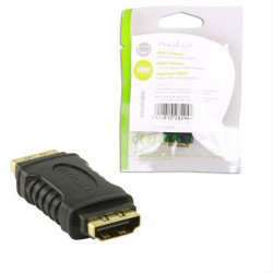 Αντάπτορας HDMI θηλ. - HDMI θηλ. (μούφα) με επίχρυσες επαφές. Αντάπτορας HDMI θηλ. - HDMI θηλ. (μούφα) με επίχρυσες επαφές.