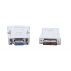POWERTECH Adapter VGA 15pin female σε DVI-I 24+5 pin male