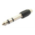 POWERTECH Αντάπτορας από stereo 6.35mm (M) σε RCA (F), nickel, 5τμχ