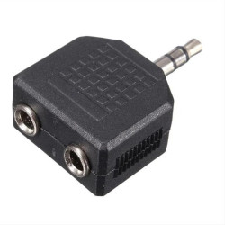 POWERTECH Αντάπτορας από stereo 3.5mm (M) σε 2x 3.5mm (F), nickel, 5τμχ POWERTECH Αντάπτορας από stereo 3.5mm (M) σε 2x 3.5mm (F), nickel, 5τμχ