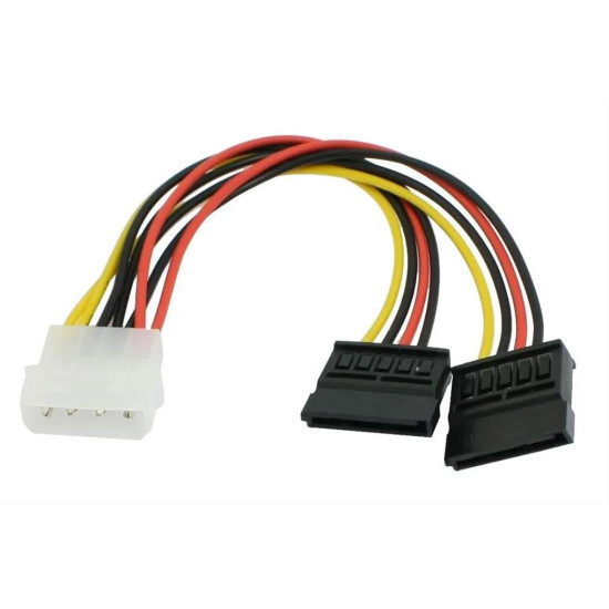 POWERTECH καλώδιο ρεύματος IDE σε 2x SATA, 20cm