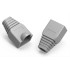 POWERTECH Κάλλυμα για βύσμα δικτύου RJ45, γκρι, 10τμχ