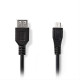 Αντάπτορας / Καλώδιο USB 2.0 θηλ. - USB micro B αρσ. NEDIS CCGP60570BK02