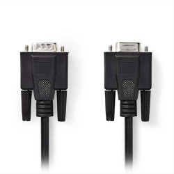 Καλώδιο VGA αρσ. - VGA θηλ., 3m. NEDIS CCGP59100BK30 Καλώδιο VGA αρσ. - VGA θηλ., 3m. NEDIS CCGP59100BK30