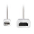 Καλώδιο-αντάπτορας Mini DisplayPort αρσ. - HDMI θηλ. NEDIS CCGP37650WT02