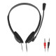 Στερεοφωνικό headset, με σύνδεση 2x3,5mm. Στερεοφωνικό headset, με σύνδεση 2x3,5mm.