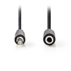 Καλώδιο ήχου 3,5mm αρσ. Stereo - 3,5mm Stereo θηλ., 5m. Καλώδιο ήχου 3,5mm αρσ. Stereo - 3,5mm Stereo θηλ., 5m.