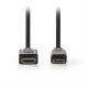 Καλώδιο High speed HDMI mini αρσ. - HDMI αρσ. με επίχρυσες επαφές, 5m.