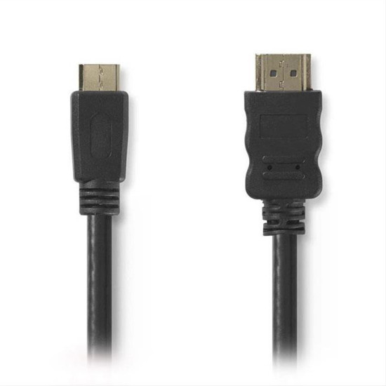 Καλώδιο High speed HDMI mini αρσ. - HDMI αρσ. με επίχρυσες επαφές, 5m.
