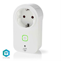 NEDIS Wi-Fi Smart Plug, 16Α, με μετρητή κατανάλωσης ενέργειας WIFIP120FWT