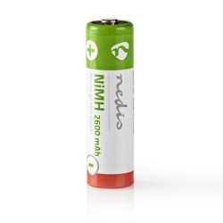 Επαναφορτιζόμενες μπαταρίες ΑΑ Νi-MH 2600 mAh 1.2V Ready to use, σε blister 4 μπαταριών. Επαναφορτιζόμενες μπαταρίες ΑΑ Νi-MH 2600 mAh 1.2V Ready to use, σε blister 4 μπαταριών.