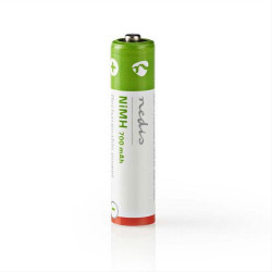 Επαναφορτιζόμενη μπαταρία ΑΑΑ Νi-MH 700 mAh 1.2V Ready to use σε blister 4 μπαταριών. Επαναφορτιζόμενη μπαταρία ΑΑΑ Νi-MH 700 mAh 1.2V Ready to use σε blister 4 μπαταριών.