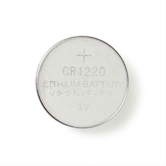 Μπαταρία (κουμπί) λιθίου CR1220 3V σε blister 5 μπαταριών.