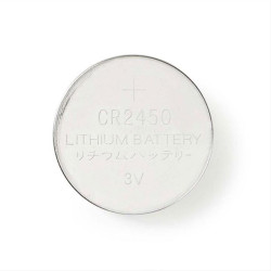 Μπαταρία λιθίου (κουμπί) CR2450 3V σε blister 5 μπαταριών.