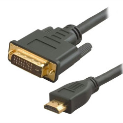 POWERTECH Καλώδιο HDMI 19-pin male σε DVI 24+1 male, 1.5m POWERTECH Καλώδιο HDMI 19-pin male σε DVI 24+1 male, 1.5m