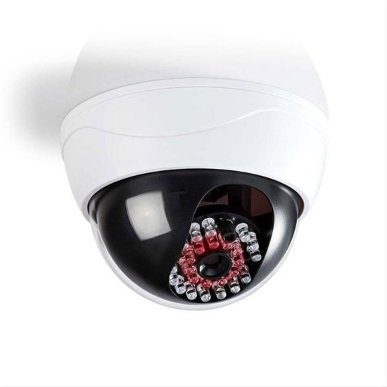 Ομοίωμα κάμερας Security με IR LEDs που ανάβουν στο σκοτάδι Ομοίωμα κάμερας Security με IR LEDs που ανάβουν στο σκοτάδι