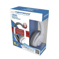 Esperanza BLUETOOTH STEREO HEADSET LIBERO WHITE EH163W