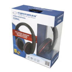 Esperanza HEADPHONES AUDIO STEREO EH144K BLACK