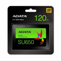 Adata SSD Ultimate SU650 120G 2.5 S3 3D TLC Λιανικής (ASU650SS-120GT-R)