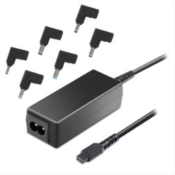Universal Τροφοδοτικό για laptop 45W, με αυτόματη επιλογή τάσης εξόδου.