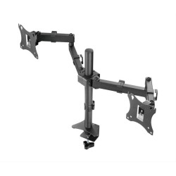 BRATECK Βάση γραφείου LDT24-C024 για 2 οθόνες 17" - 27", 2x 7kg BRATECK Βάση γραφείου LDT24-C024 για 2 οθόνες 17" - 27", 2x 7kg