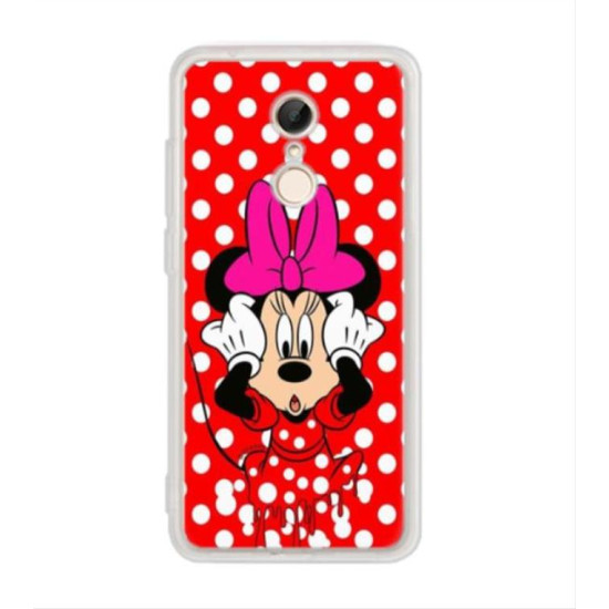 CASE OVERPRINT Minnie 016 XIAOMI REDMI 5 Red Disney