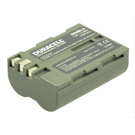 Συμβατή Camera Battery 7.4V 1600mAh Κατάλληλο για: Nikon EN-EL3, EN-EL3a, EN-EL3e