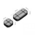 Organizer Earldom Cable Cable Clip, Μαυρο - 14957