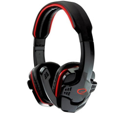 Esperanza HEADPHONES WITH MICROPHONE FOR PLAYERS RAVEN RED EGH310R