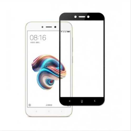 POWERTECH Tempered Glass 3D, για Xiaomi Redmi 5A (Qualcomm), Black TGC-0083 POWERTECH Tempered Glass 3D, για Xiaomi Redmi 5A (Qualcomm), Black TGC-0083
