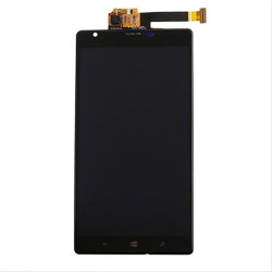 FOR Nokia Lumia 1520 LCD with touch and frame Black OEM