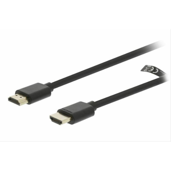 Καλώδιο HDMI αρσ. - HDMI αρσ. με επίχρυσες επαφές, 1m. Καλώδιο HDMI αρσ. - HDMI αρσ. με επίχρυσες επαφές, 1m.